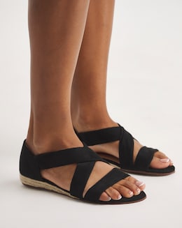 Sonya Soft Strap Espadrille Sandals - Standard Fit (D)