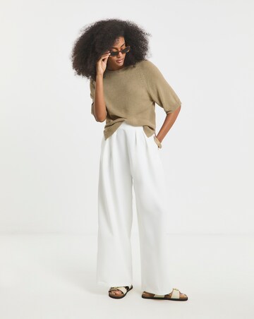 Simply Be Half Sleeve Knitted Jumper