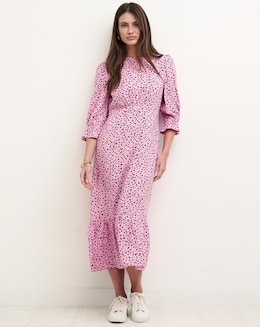 Nobody's Child Alexa Ditsy Print Midi Dress