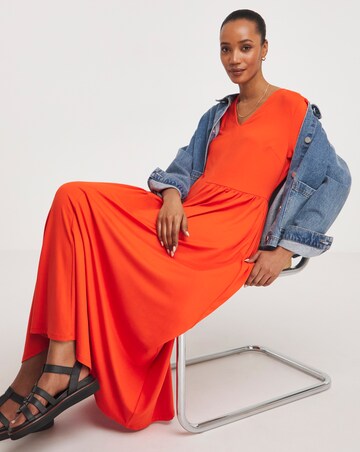 Soft Touch Jersey Assymetric Swing Dress
