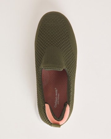 Cushion Walk Arch Support Slip On Trainers EEE Fit