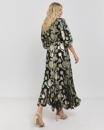 Joanna Hope Jacquard Wrap Dress