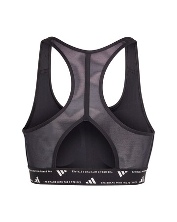 adidas Medium Support 3 Stripes Sports Bra