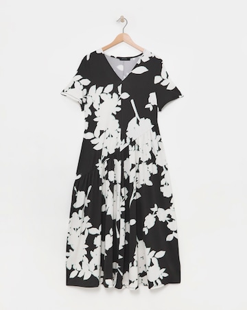 Soft Touch Asymmetric Seam Maxi Dress