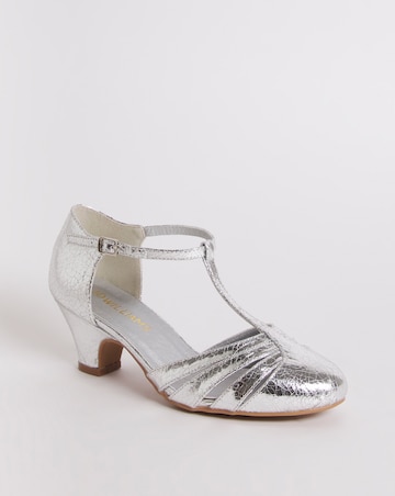 Closed Back T Bar Occasion Sandal E Fit