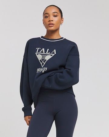 TALA Health Club Loose Hem Sweatshirt