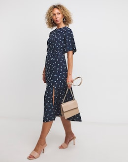 French Connection Cecilia Delphine Midi Dress