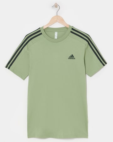 adidas Essentials 3 Stripes T-Shirt