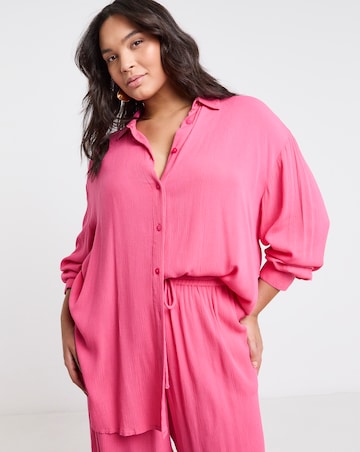 Pink Crinkle Shirt