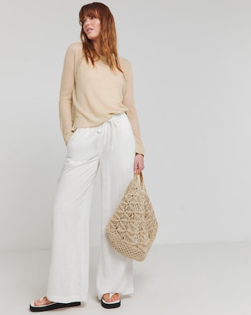 Gold Glitter Hole Knit Jumper