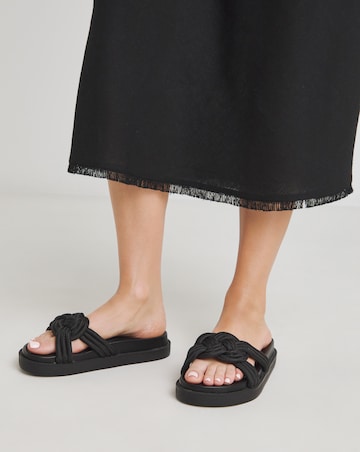 Nevada Woven Sliders - Extra Wide Fit (EEE)