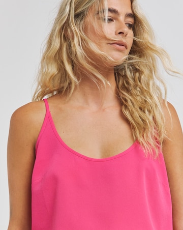 Simply Be Pink Sleeveless Scoop Neck Cami