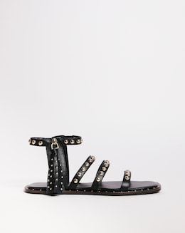 Leather Tassle Detail Sandal EEE Fit