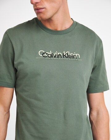 Calvin Klein Short Sleeve Flock T-Shirt