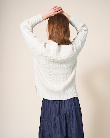 White Stuff Cable Yoke Jumper
