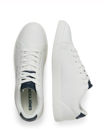Jack & Jones Bosley PU Trainer - White