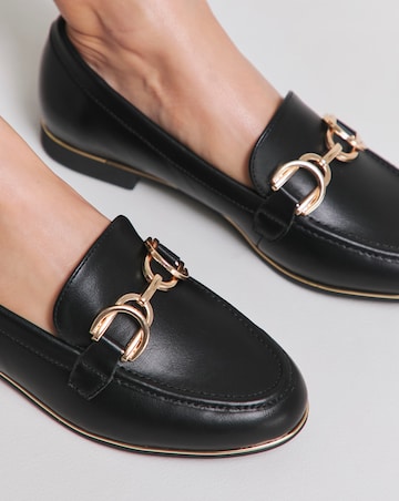 Vanessa Trim Loafer With Rand Detailing - Wide Fit (E)