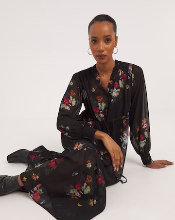 Chiffon Smock Dress