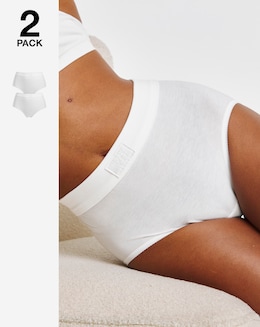 Sloggi 2Pack Double Comfort Cotton Maxi Knickers White