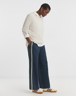 Side Stripe Wide Leg Jogger