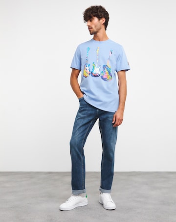 Joe Browns Guitar Print T-Shirt Long Length