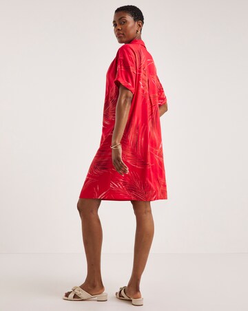 Viscose Twill Relaxed Shirt Dress