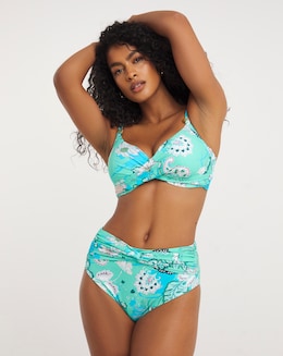 MAGISCULPT Twist Front High Waist Tummy Control Bikini Brief