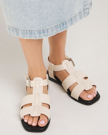 Dahlia Fisherman Flat Sandals Ex Wide Fit Simply Comfort