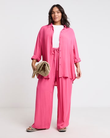Pink Crinkle Shirt