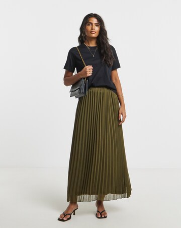 Simply Be Pleated Chiffon Midaxi Skirt