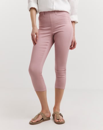Blush Stretch Crop Jeggings