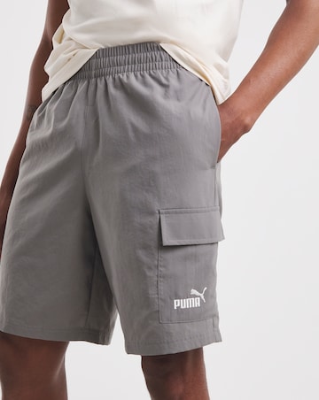 PUMA Essentials No.1 Logo Woven 9" Cargo Shorts