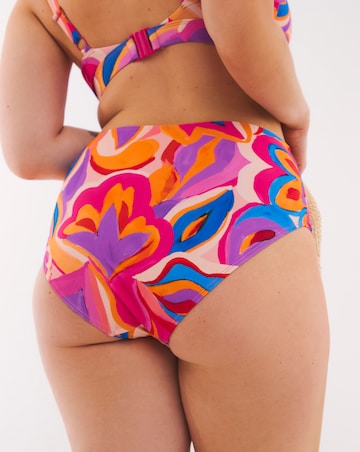 Floral Mix and Match High Waist Bikini Bottoms