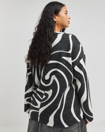 Mono Print Soft Touch Printed Top