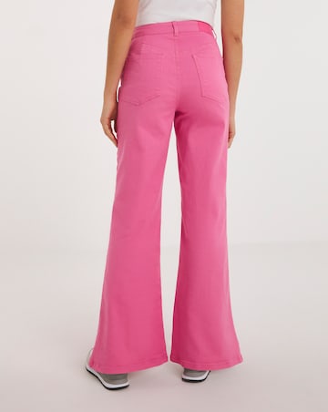 Hot Pink Extreme Flare Jeans