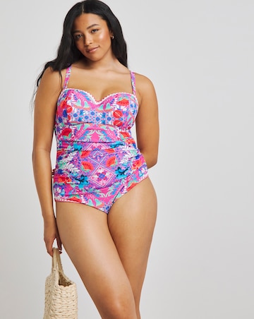Figleaves Frida Underwired Bandeau Swimsuit