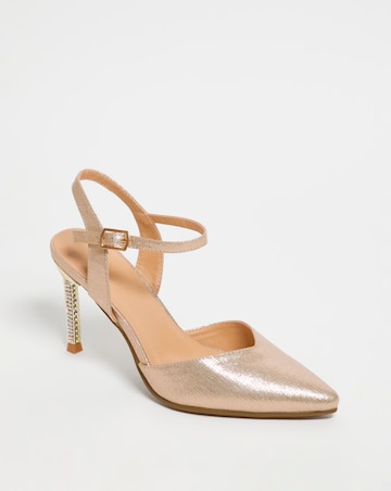 Joanna Hope Diamante Heel Occasion Shoe - Wide Fit (E)