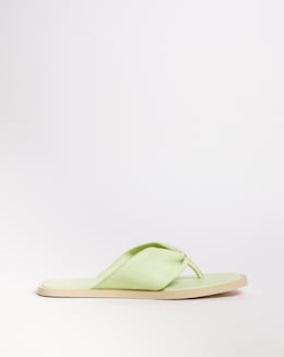 Leather Square Toe Post E Fit