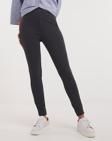 Grey Stretch Skinny Jersey Denim Jegging