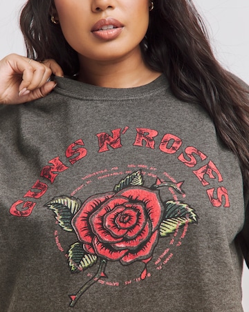 Charcoal Guns N Roses License Sweatshirt