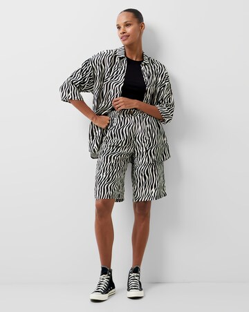 French Connection Zebra Print Shorts
