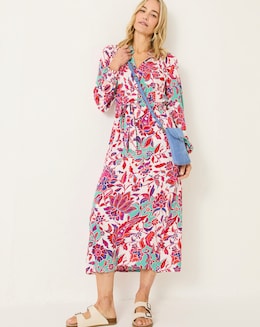 FatFace Scheana Floral Midi Dress