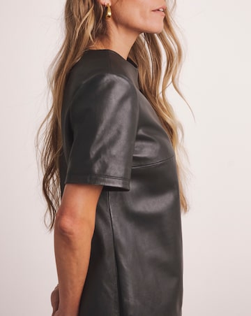Anthology Leather Shift Dress