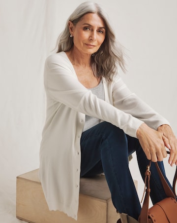 Julipa Longline Button Down Cardigan