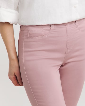 Blush Stretch Crop Jeggings