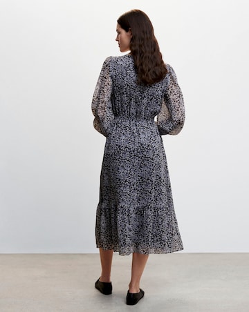 Mango Flower Print Dress