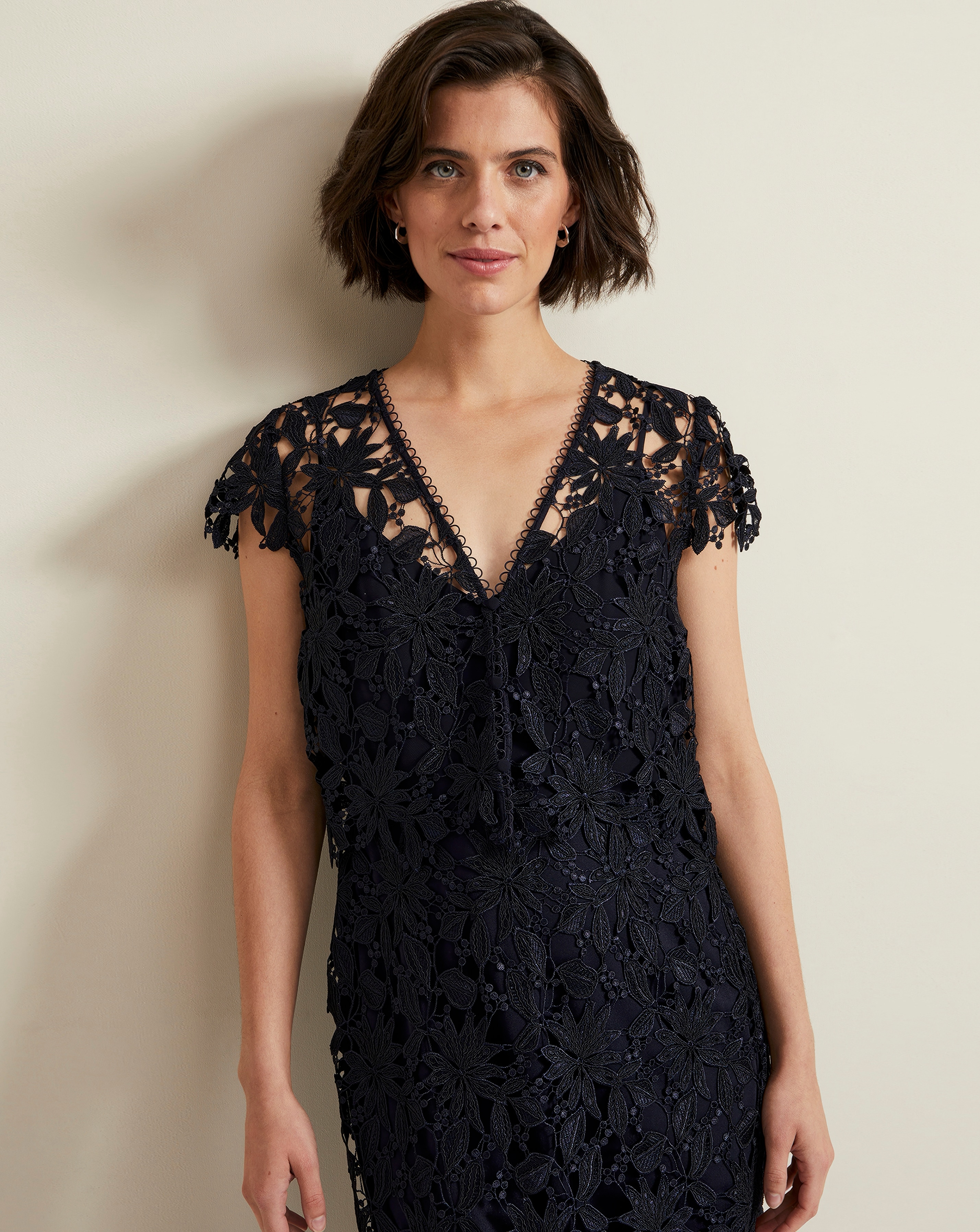 【PHASE EIGHT】Meghan レース ダブルレイヤー ドレス PHASE EIGHT】Meghan レース ダブルレイヤー ドレス