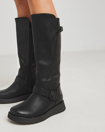 Heavenly Feet Rubymae Knee High Boots Standard Calf Extra Wide EEE Fit