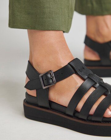 Blanca Leather Fisherman Sandal - Wide Fit (E)