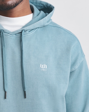 Union Garment Dyed Hoodie- Blue